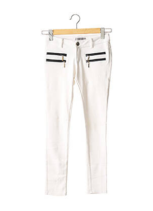 Pantalon slim blanc C-F2 pour femme