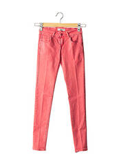 Pantalon slim rouge CC FASHION pour femme seconde vue