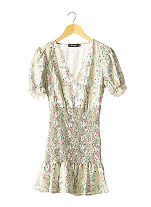 Robe courte coupe cintrée vert NASTY GAL femme