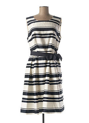 Robe mi-longue bleu LA FEE MARABOUTEE pour femme