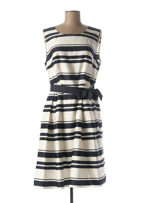 Robe mi-longue bleu LA FEE MARABOUTEE pour femme