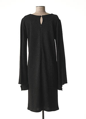 Robe mi-longue manches longues manches longues noir LA FEE MARABOUTEE femme