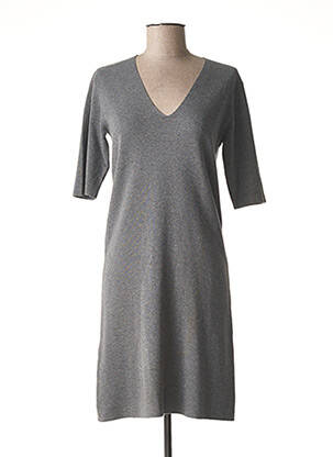 Robe mi-longue gris ZAPA pour femme