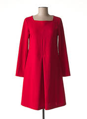 Robe mi-longue rouge LA FEE MARABOUTEE pour femme seconde vue