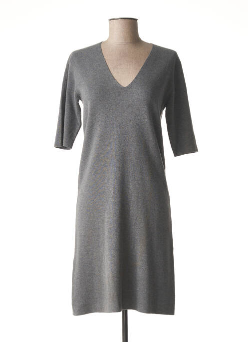 Robe mi-longue gris ZAPA pour femme