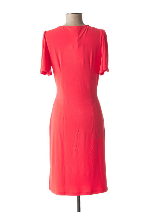 Robe mi-longue orange LA FEE MARABOUTEE pour femme