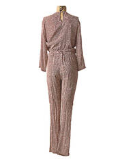 Combi-pantalon marron LA FEE MARABOUTEE pour femme seconde vue