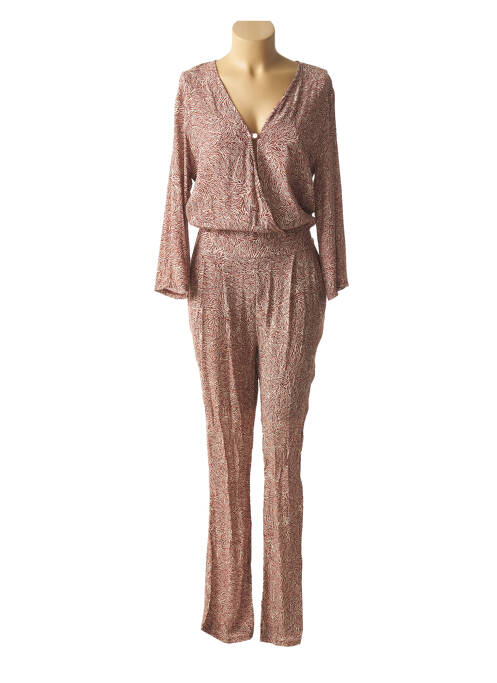 Combi-pantalon marron LA FEE MARABOUTEE pour femme