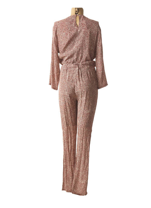 Combi-pantalon marron LA FEE MARABOUTEE pour femme