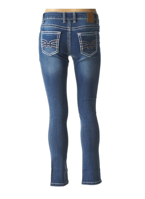 Jeans coupe slim bleu GIORGIO DIMARE pour femme