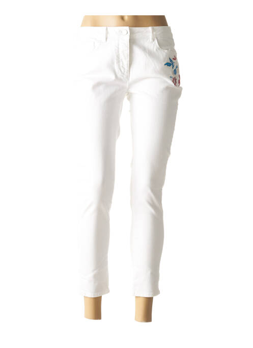 Pantalon slim blanc ZAPA pour femme