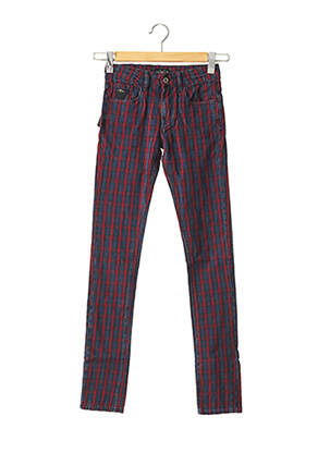 Pantalon slim taille basse taille basse rouge APRIL 77 femme