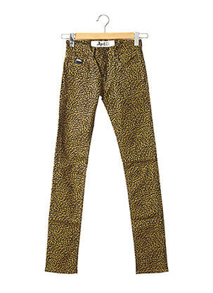 Pantalon slim stretch taille normale jaune APRIL 77 femme