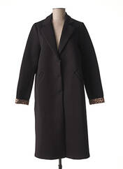 Manteau long noir LA FEE MARABOUTEE pour femme seconde vue