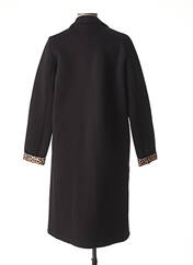 Manteau long noir LA FEE MARABOUTEE pour femme seconde vue