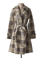 Manteau long marron LA FEE MARABOUTEE pour femme seconde vue