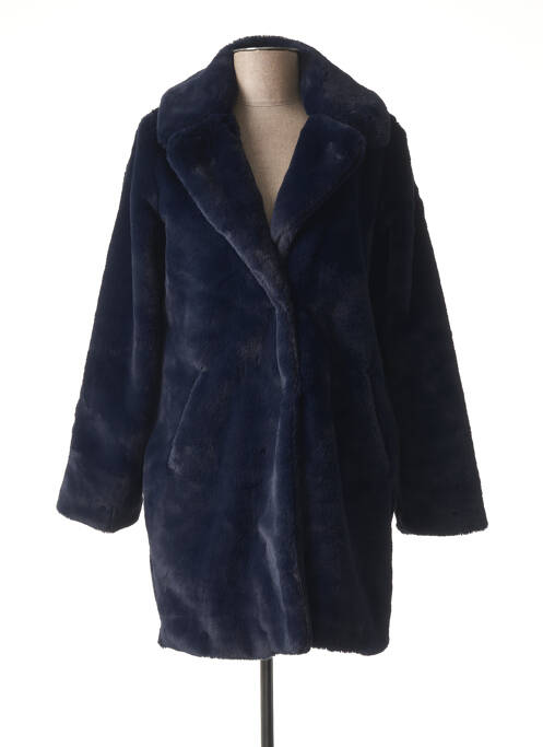Manteau long bleu LA FEE MARABOUTEE pour femme