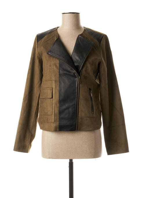 Veste chic vert MISS CAPTAIN pour femme