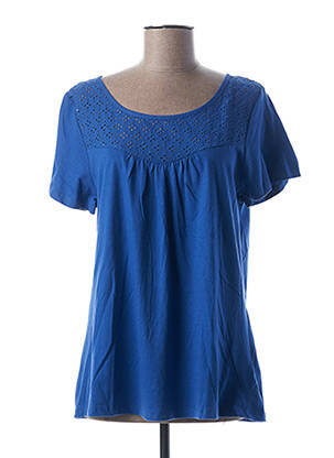 T-shirt bleu BLANCHEPORTE pour femme