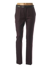 Pantalon slim violet PAUSE CAFE pour femme seconde vue