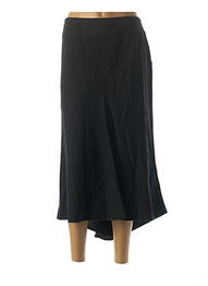 Jupe longue coupe asymétrique noir DIDIER PARAKIAN femme