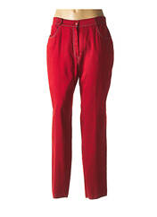 Pantalon rouge DIDIER PARAKIAN pour femme seconde vue