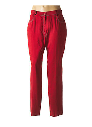 Pantalon rouge DIDIER PARAKIAN pour femme