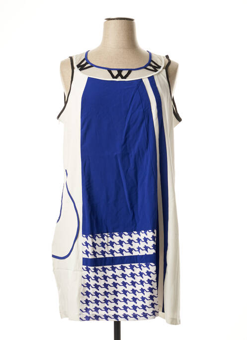 Robe mi-longue bleu L33 pour femme