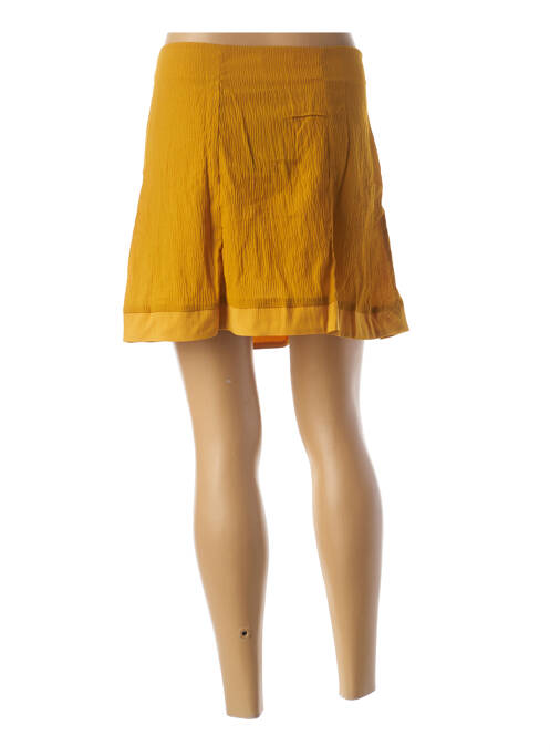 Jupe courte jaune VIRGINIE & MOI femme