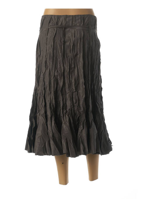 Jupe mi-longue gris FRANSTYLE pour femme