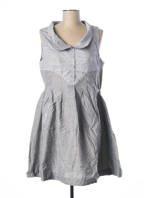 Robe mi-longue gris GLAMZ pour femme