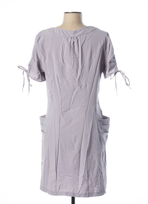 Robe mi-longue gris GLAMZ pour femme