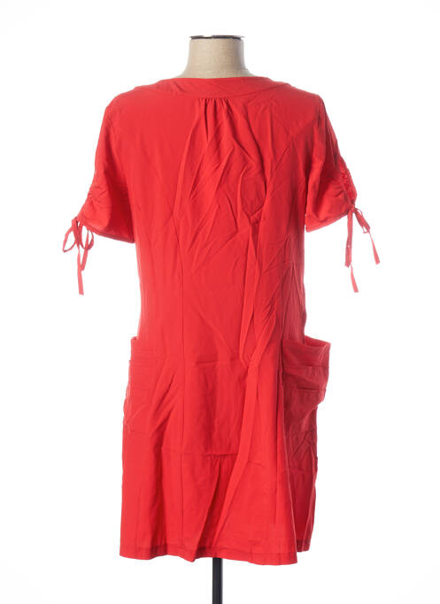 Robe mi-longue rouge GLAMZ pour femme