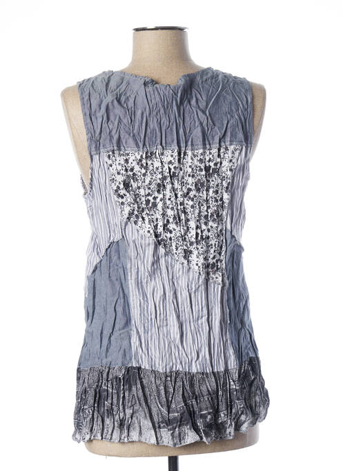 Top bleu GLAMZ pour femme