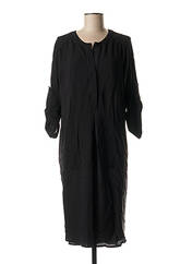 Robe mi-longue noir SUMMUM pour femme seconde vue