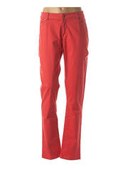 Pantalon droit rouge JENSEN pour femme seconde vue