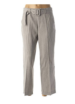 Pantalon droit gris KAFFE pour femme