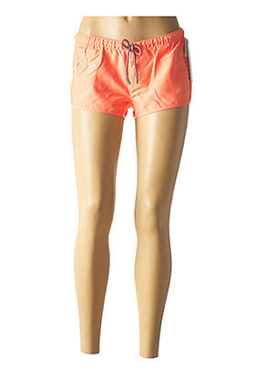 Short coupe droite orange O'NEILL femme