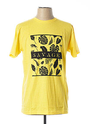T-shirt jaune UNICO pour homme