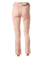 Pantalon slim rose F.A.M. pour femme seconde vue