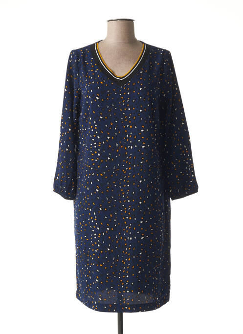 Robe mi-longue bleu TELMAIL pour femme