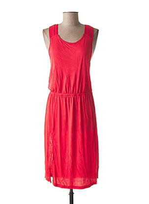 Robe mi-longue sans manche sans manche rouge O'NEILL femme