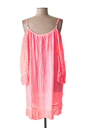 Tunique manches courtes tissage crêpe rose O'NEILL femme