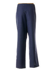 Pantalon droit bleu ISIS FASHION pour femme seconde vue
