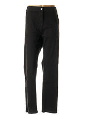 Pantalon droit noir RICHY pour femme seconde vue