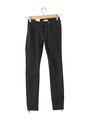 Jeans skinny stretch taille basse noir TIMEZONE femme