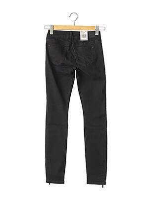 Jeans skinny stretch taille basse noir TIMEZONE femme