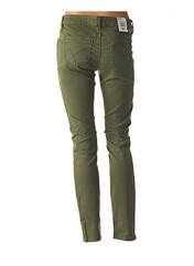 Jeans coupe slim vert TIMEZONE pour femme seconde vue