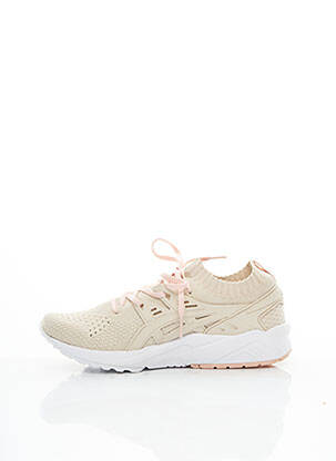 basket asics fille beige