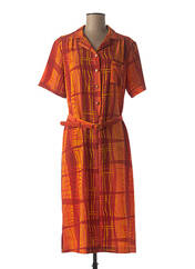 Robe mi-longue orange LISA CHESNAY pour femme seconde vue